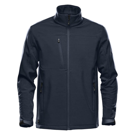 Navy - Front - Stormtech Mens Cascades Softshell Jacket