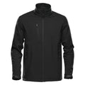 Black - Front - Stormtech Mens Cascades Softshell Jacket