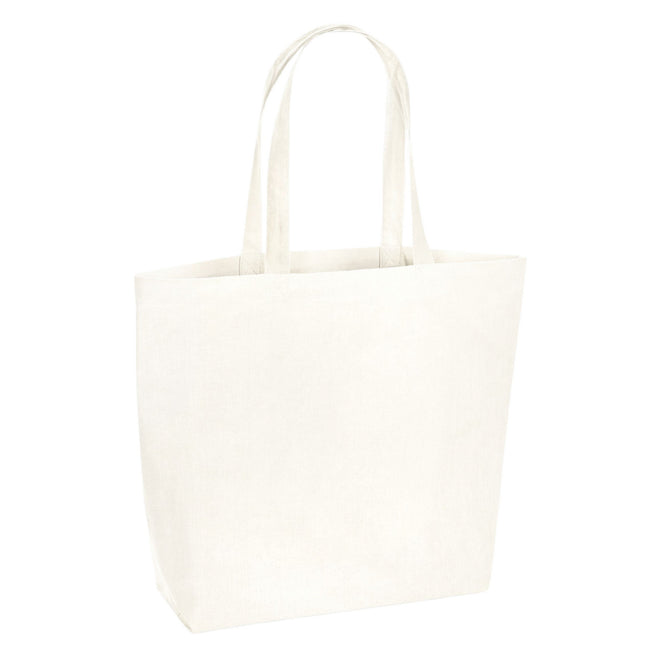Sea Salt - Front - Westford Mill Maxi Organic Natural Dyed Tote Bag