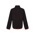 Black-Classic Red - Back - Regjun Boys Microfleece Full Zip Fleece Jacket