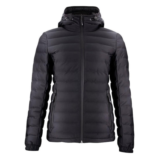 Black - Front - James Harvest Womens-Ladies Woodlake Padded Jacket