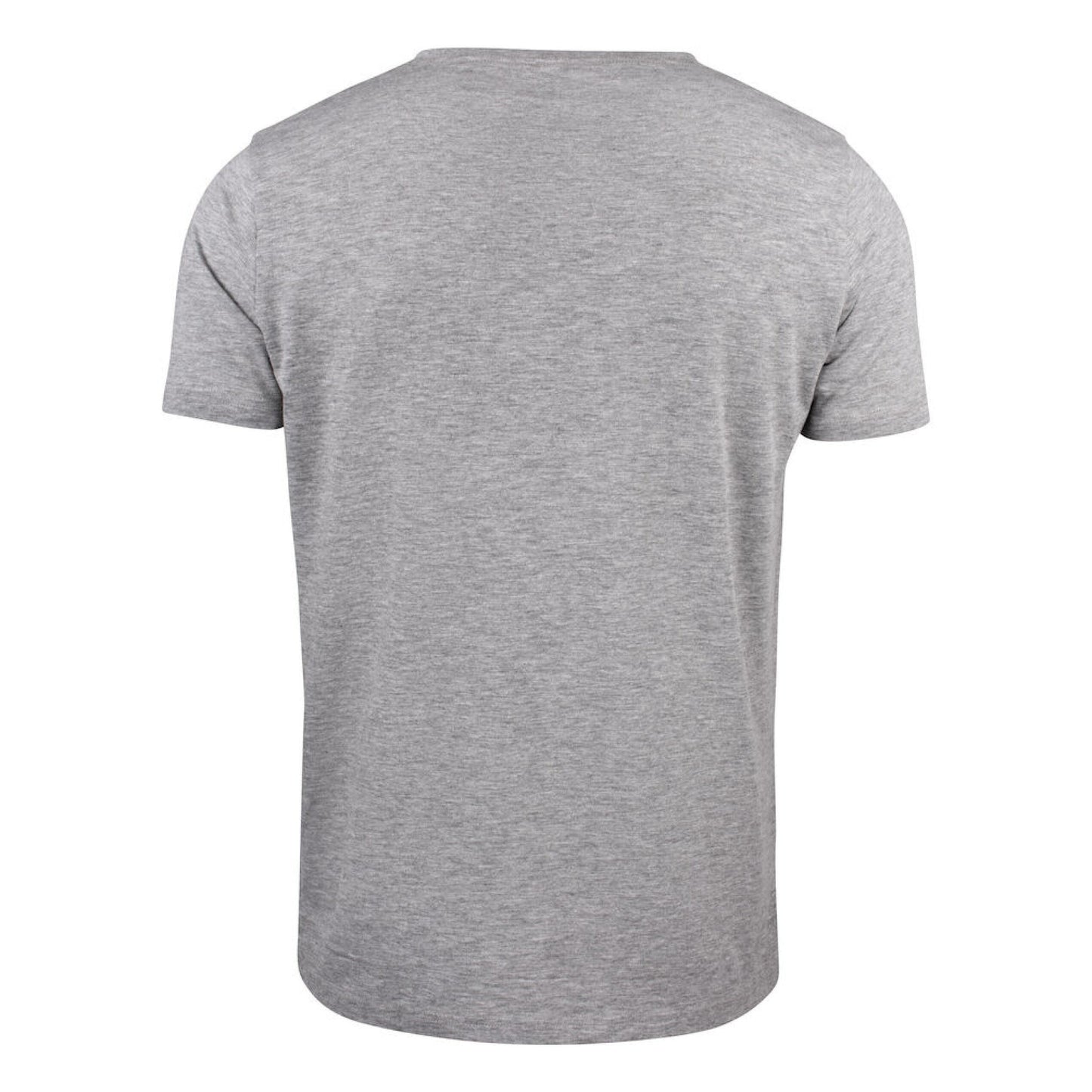 Grey Melange - Pack Shot - James Harvest Mens Whailford V Neck T-Shirt