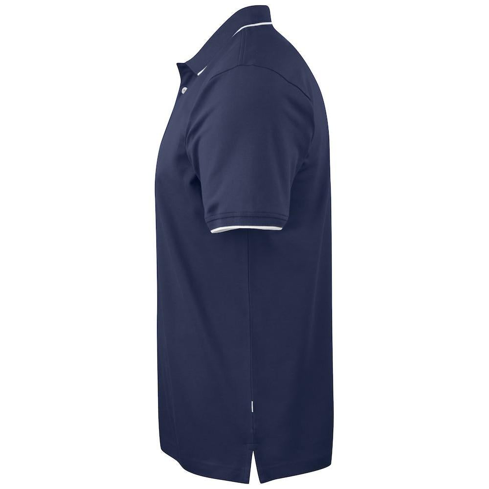 Navy - Lifestyle - James Harvest Mens Greenville Regular Polo Shirt