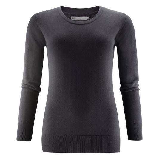 Black - Front - Harvest Womens-Ladies Ashland U Sweatshirt