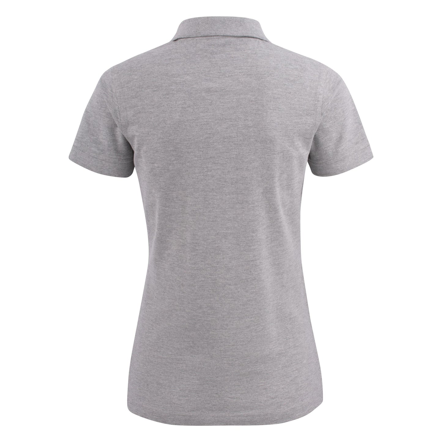 Grey Melange - Lifestyle - Printer Womens-Ladies Stretch Polo Shirt