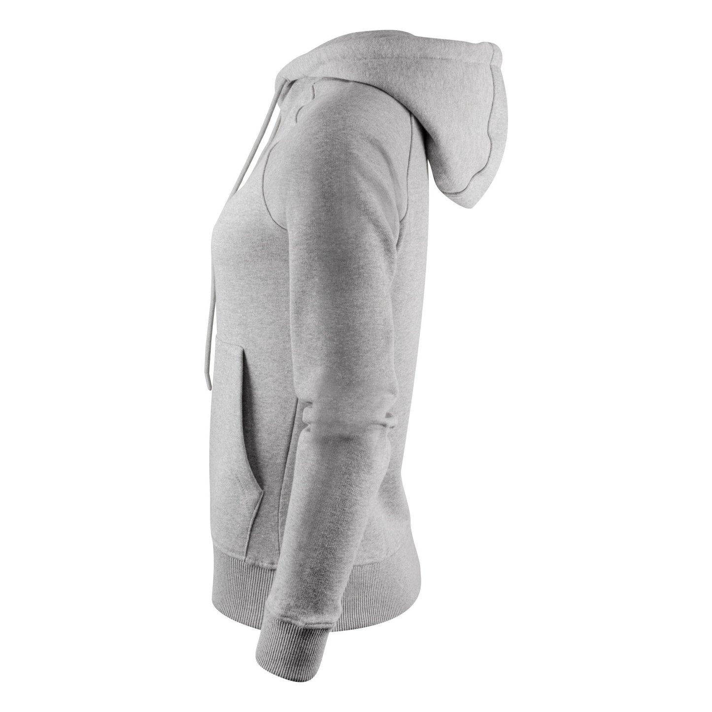 Grey Melange - Pack Shot - James Harvest Womens-Ladies Hardin Hoodie