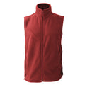 Classic Red - Front - Russel Fleece Gilet Jacket - Bodywarmer