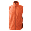 Orange - Front - Russel Fleece Gilet Jacket - Bodywarmer