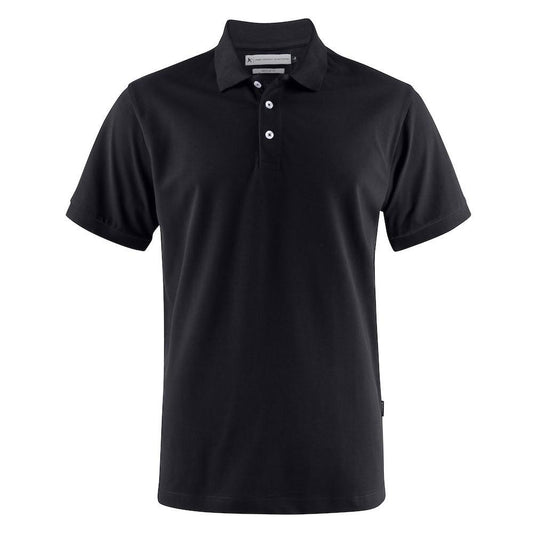 Black - Front - James Harvest Mens Sunset Polo Shirt
