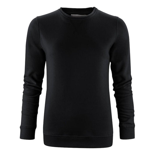 Black - Front - James Harvest Womens-Ladies Alder Crew Neck Sweatshirt