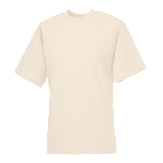 Natural - Front - Jerzees Colours Mens Classic Short Sleeve T-Shirt