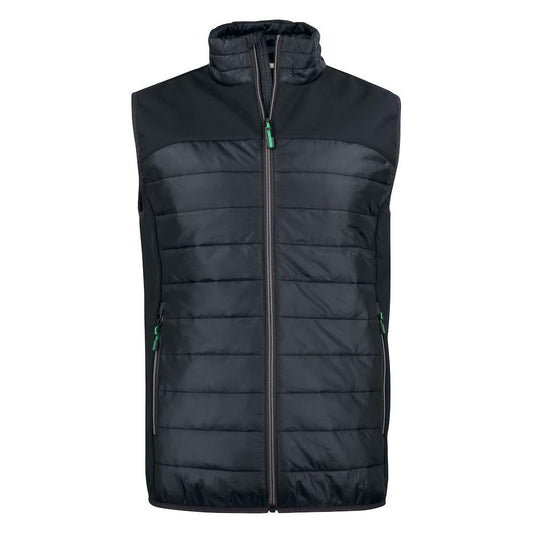Black - Front - Printer Mens Expedition Gilet