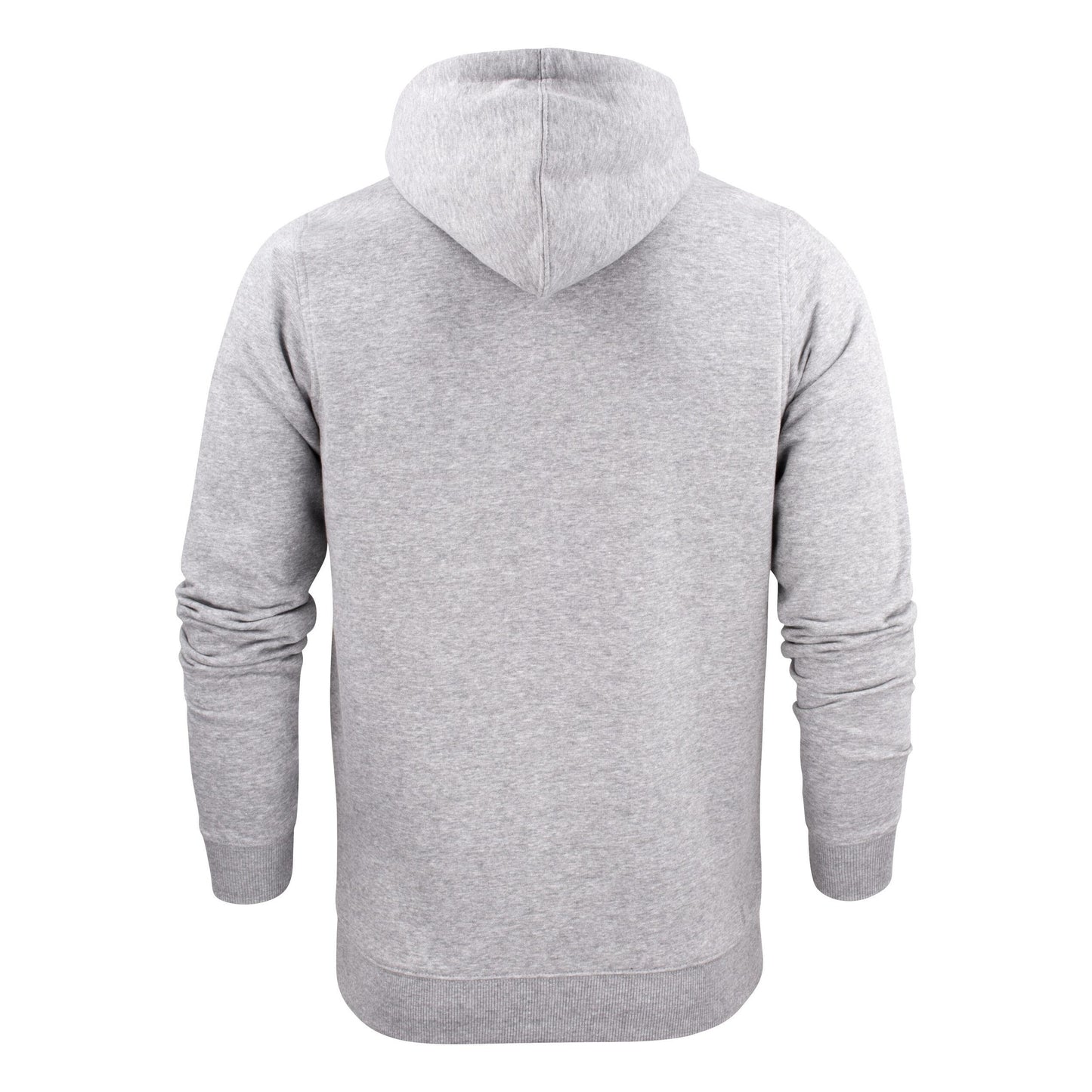 Grey Melange - Lifestyle - Printer Mens Overhead Melange Full Zip Hoodie