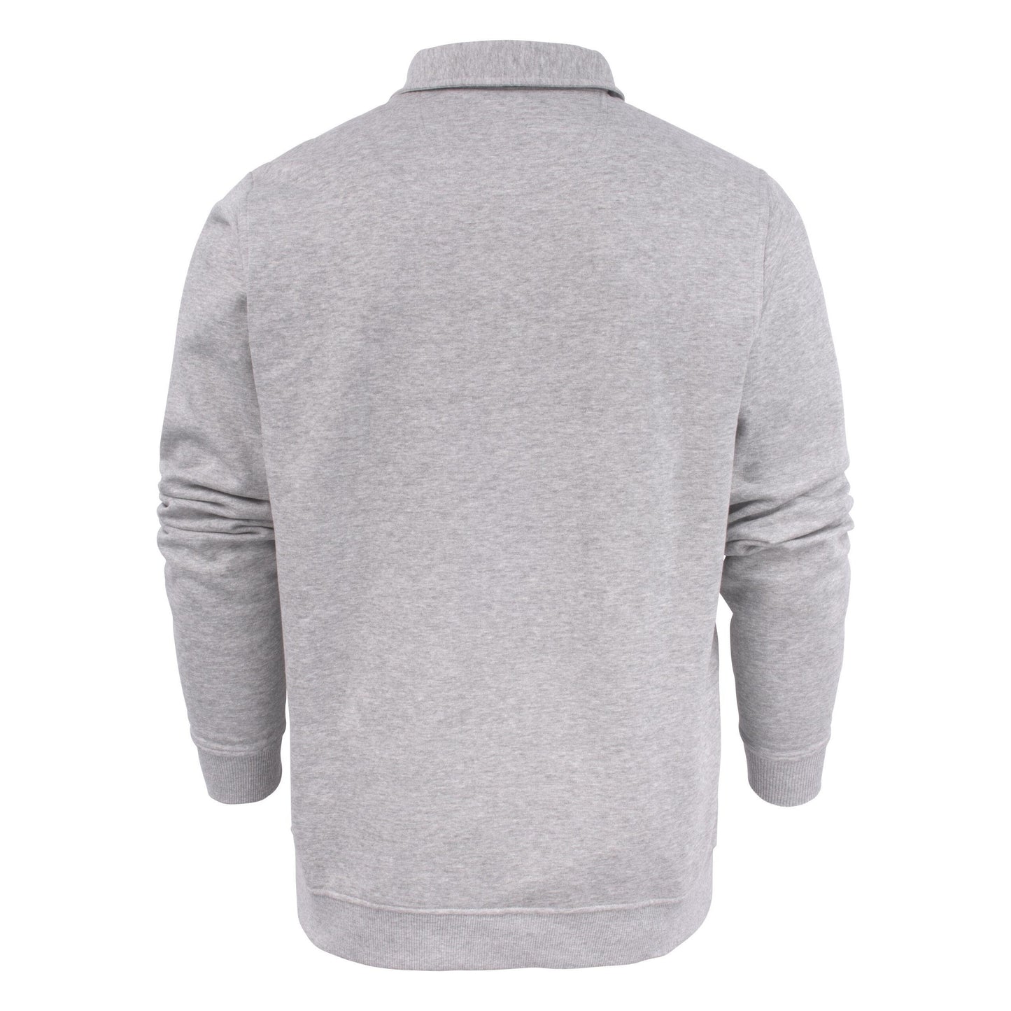 Grey Melange - Lifestyle - Printer Unisex Adult Homerun Long-Sleeved Polo Shirt