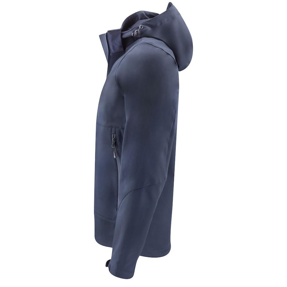 Navy - Side - James Harvest Mens Lodgetown Soft Shell Jacket