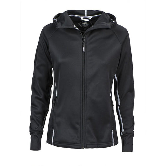 Black - Front - James Harvest Womens-Ladies Northderry Fleece Jacket