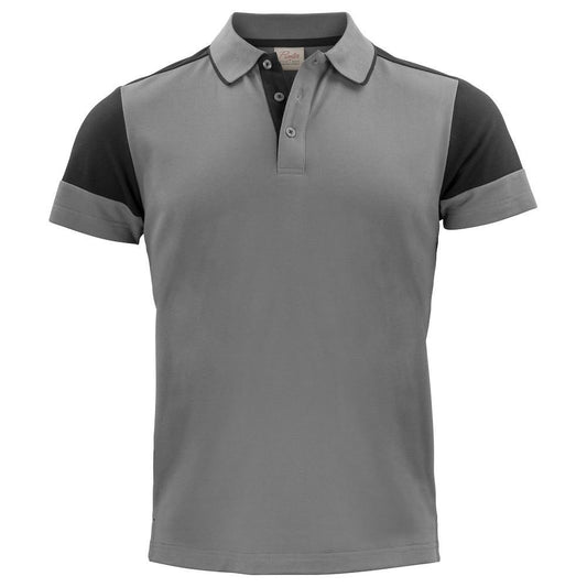 Anthracite-Black - Front - Printer Mens Prime Contrast Polo Shirt