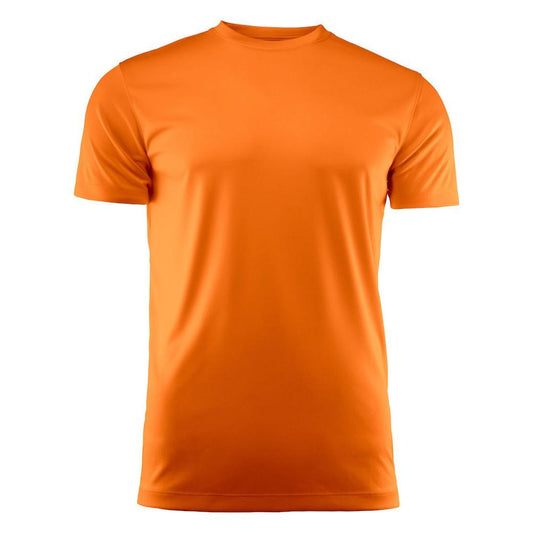 Orange - Front - Printer RED Mens Run Active T-Shirt