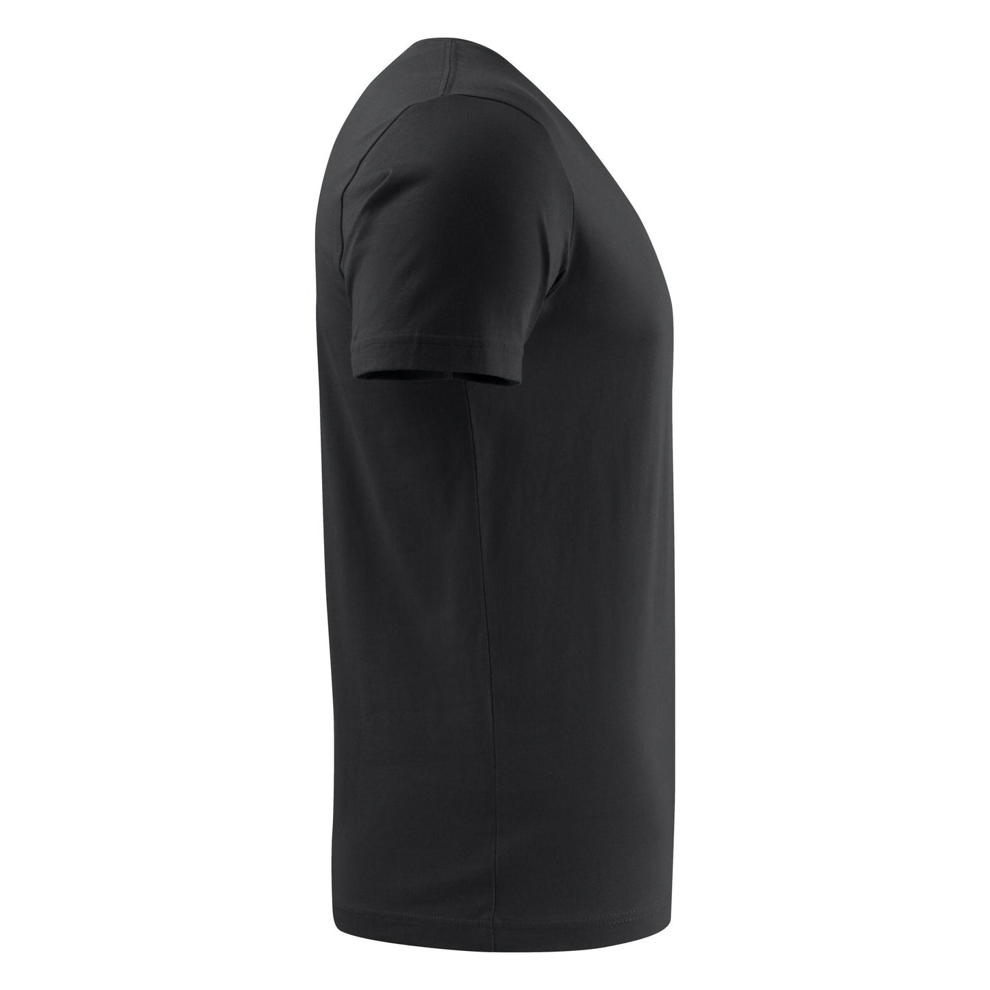 Black - Lifestyle - Printer Mens V Neck T-Shirt