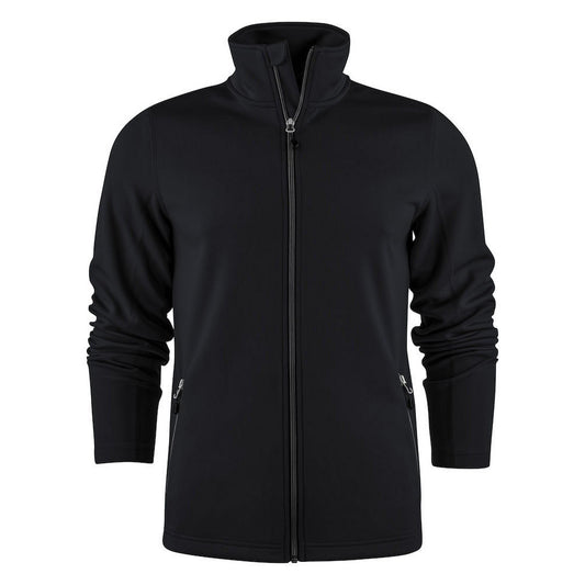 Black - Front - Printer RED Mens Powerslide Sweat Jacket