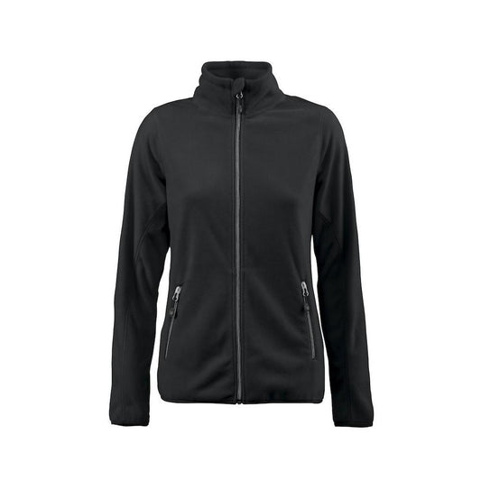Black - Front - Printer RED Womens-Ladies Twohand Fleece Jacket