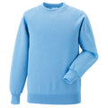 Sky Blue - Front - Jerzees Schoolgear Childrens Raglan Sleeve Sweatshirt