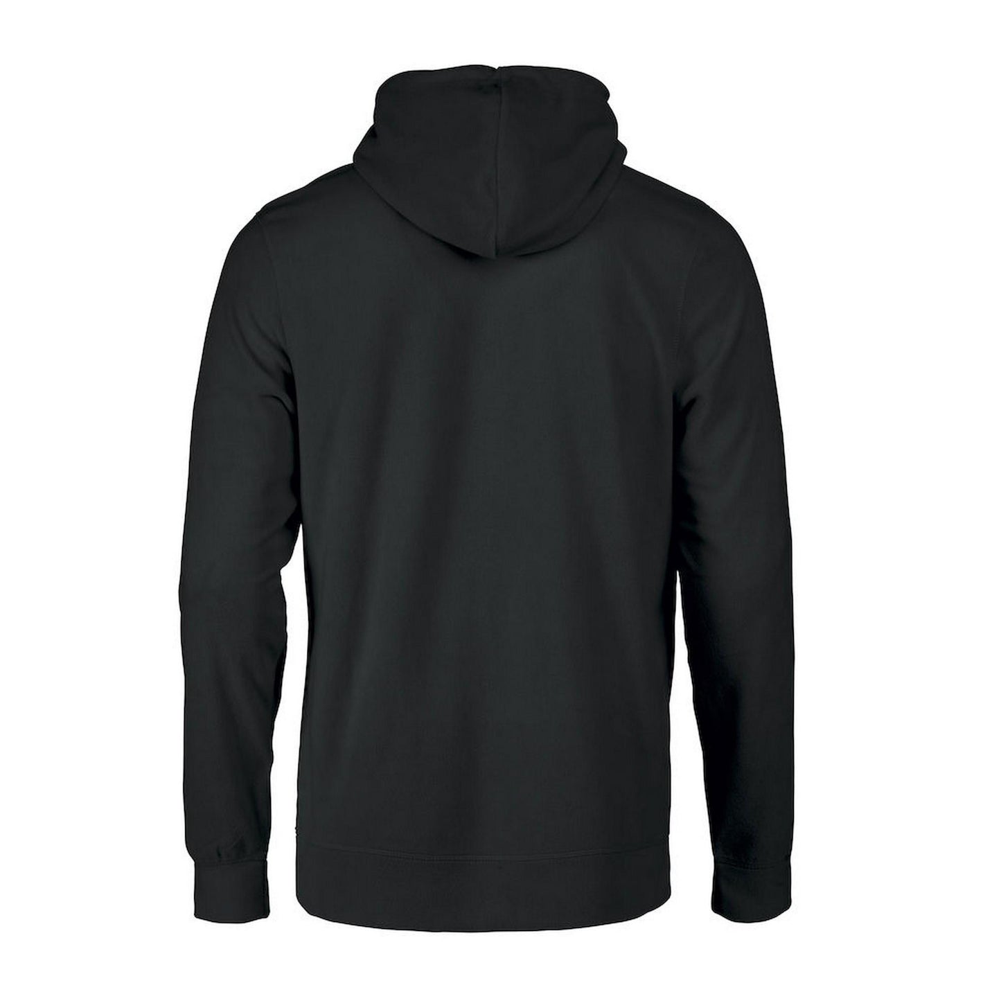Black - Back - The Printers Choice Mens Switch Fleece Hoodie