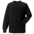 Black - Front - Jerzees Schoolgear Childrens Raglan Sleeve Sweatshirt