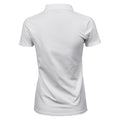 White - Back - Tee Jays Womens-Ladies Luxury Stretch Polo Shirt
