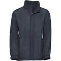 French Navy - Back - Jerzees Schoolgear Childrens Reversible Showerproof Jacket