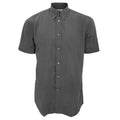 Lime - Pack Shot - Kustom Kit Mens Workforce Short Sleeve Shirt - Mens Workwear Shirt