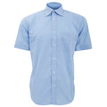Light Blue - Front - Kustom Kit Mens Short Sleeve Business Shirt