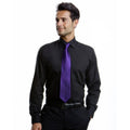 Black - Lifestyle - Kustom Kit Mens Long Sleeve Business Shirt
