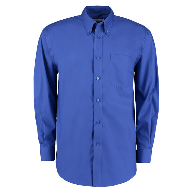 Royal Blue - Front - Kustom Kit Mens Long Sleeve Corporate Oxford Shirt