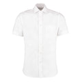 White - Front - Kustom Kit Mens Premium Non Iron Short Sleeve Shirt