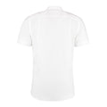 White - Side - Kustom Kit Mens Premium Non Iron Short Sleeve Shirt