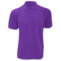 Purple - Front - Kustom Kit Mens Klassic Superwash Short Sleeve Polo Shirt