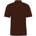 Chocolate - Back - Kustom Kit Mens Klassic Superwash Short Sleeve Polo Shirt
