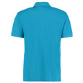 Turquoise - Back - Kustom Kit Mens Klassic Superwash Short Sleeve Polo Shirt