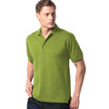Apple Green - Side - Kustom Kit Mens Klassic Superwash Short Sleeve Polo Shirt