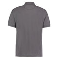 Charcoal - Back - Kustom Kit Mens Klassic Superwash Short Sleeve Polo Shirt