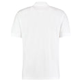 White - Back - Kustom Kit Mens Klassic Superwash Short Sleeve Polo Shirt