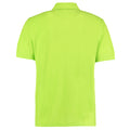 Lime - Back - Kustom Kit Mens Klassic Superwash Short Sleeve Polo Shirt