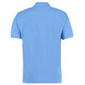 Mid Blue - Back - Kustom Kit Mens Klassic Superwash Short Sleeve Polo Shirt