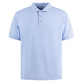 Light Heather Blue - Front - Kustom Kit Mens Klassic Superwash Short Sleeve Polo Shirt