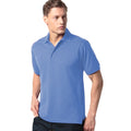 Light Blue - Side - Kustom Kit Mens Klassic Superwash Short Sleeve Polo Shirt