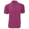 Magenta - Front - Kustom Kit Mens Klassic Superwash Short Sleeve Polo Shirt