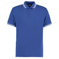 Royal-White - Front - Kustom Kit Mens Tipped Piqué Short Sleeve Polo Shirt