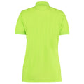 Lime - Back - Kustom Kit Ladies Klassic Superwash Short Sleeve Polo Shirt
