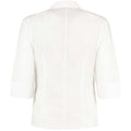 White - Side - Kustom Kit Ladies Continental 3-4 Length Sleeve Blouse